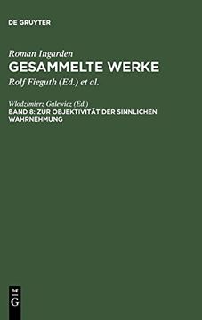 portada Zur Objektivität der Sinnlichen Wahrnehmung (in German)