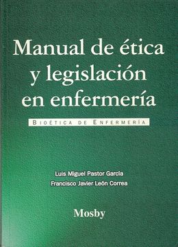 portada Manual Universitario de Etica y Legislacion de Enfermeria