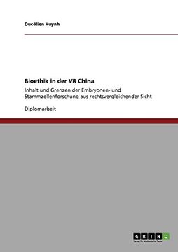 portada Bioethik in der VR China (German Edition)