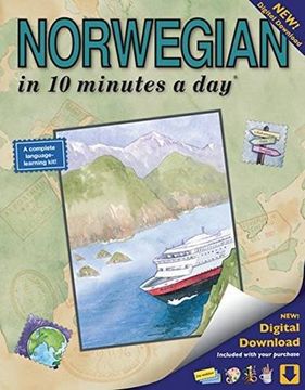 portada Norwegian in 10 Minutes a Day: Language Course for Beginning and Advanced Study. Includes Workbook, Flash Cards, Sticky Labels, Menu Guide, Software,. Grammar. Bilingual Books, Inc. (Publisher) (in English)