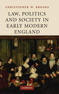 portada Law, Politics and Society in Early Modern England (en Inglés)