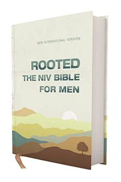 portada Rooted: The niv Bible for Men, Hardcover, Cream, Comfort Print (en Inglés)