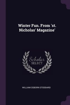 portada Winter Fun. From 'st. Nicholas' Magazine' (en Inglés)