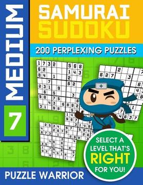 portada Medium Samurai Sudoku: 200 Perplexing Puzzles (en Inglés)