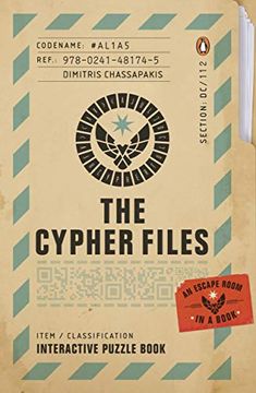 portada The Cypher Files: An Escape Room… in a Book! (Puzzle Books) (in English)