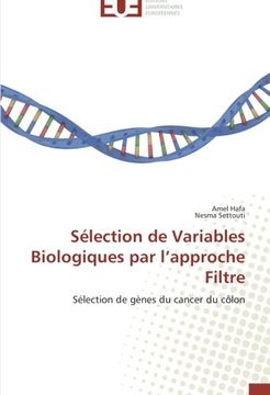 portada Selection de Variables Biologiques Par L'Approche Filtre