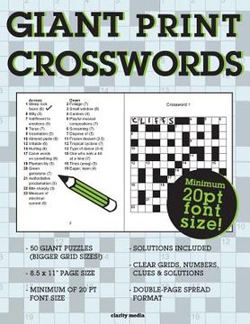 portada Giant Print Crosswords (in English)