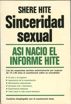 portada Sinceridad Sexual (in Spanish)