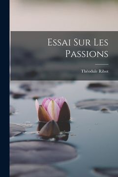 portada Essai Sur Les Passions (in French)