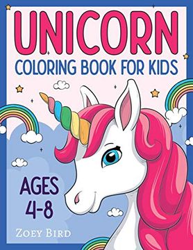 portada Unicorn Coloring Book for Kids: Coloring Activity for Ages 4 - 8 