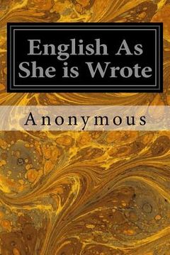 portada English As She is Wrote (en Inglés)
