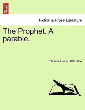 portada the prophet. a parable. (in English)