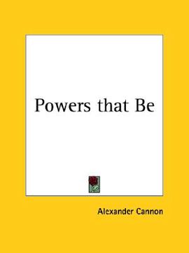 portada powers that be (en Inglés)