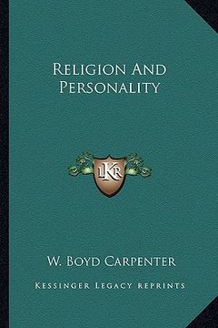 portada religion and personality (in English)