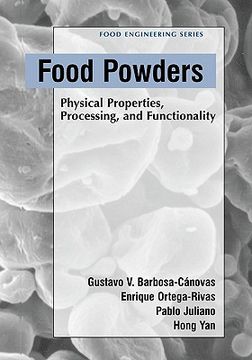 portada food powders: physical properties, processing, and functionality (en Inglés)