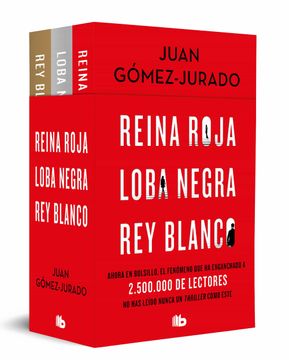 portada Trilogia Reina Roja (Pack Con: Reina Roja  Loba Negra; Rey Blanco )