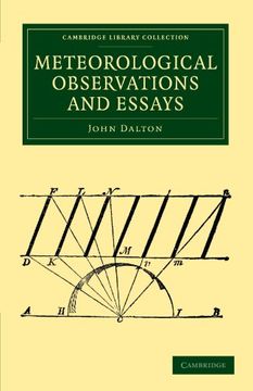 portada Meteorological Observations and Essays Paperback (Cambridge Library Collection - Physical Sciences) (in English)