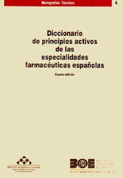 portada Diccionario De Principios Activos De Las Especialidades Farmaceuticas Españolas