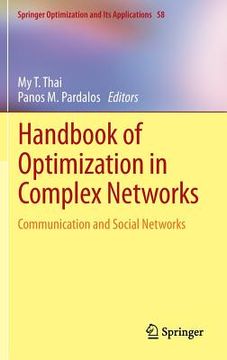 portada handbook of optimization in complex networks