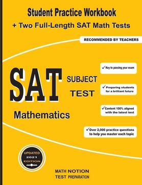 portada SAT Subject Test Mathematics: Student Practice Workbook + Two Full-Length SAT Math Tests