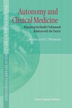 portada autonomy and clinical medicine (en Inglés)