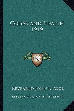 portada color and health 1919
