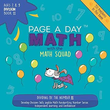 portada Page A Day Math Division Book 11: Dividing by 11