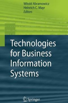 portada technologies for business information systems (en Inglés)