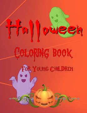 portada Halloween Coloring Book For Young Children (en Inglés)