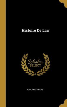 portada Histoire de law (en Francés)