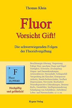 portada Fluor: Vorsicht Gift! Die Schwerwiegenden Folgen der Fluoridvergiftung (in German)