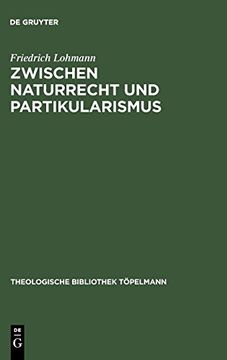 portada Zwischen Naturrecht und Partikularismus (en Alemán)