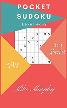portada Pocket Sudoku: Level Easy 100 Puzzles (Volume 2) (en Inglés)