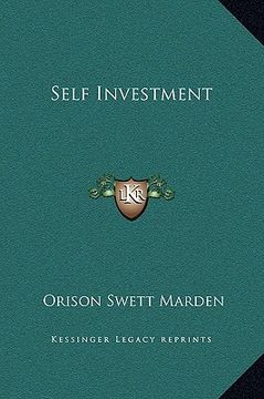 portada self investment (en Inglés)