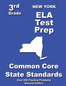 portada New York 3rd Grade ELA Test Prep: Common Core Learning Standards (en Inglés)