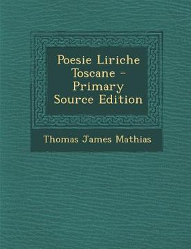 portada Poesie Liriche Toscane (en Italiano)