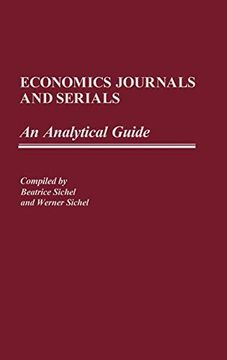 portada Economics Journals and Serials: An Analytical Guide (en Inglés)