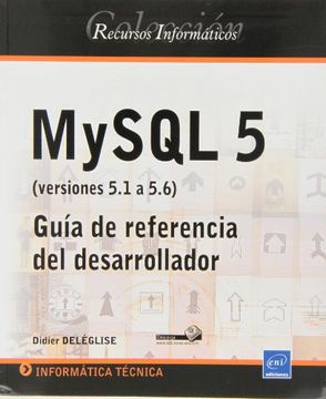 portada Mysql 5 Guia Referencia Desarrollador. Nueva Edicion (in Spanish)