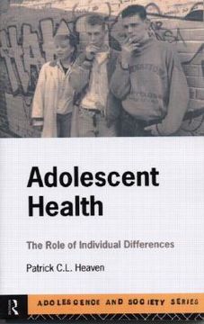 portada adolescent health: the role of individual differences (en Inglés)