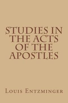 portada Studies in the Acts of the Apostles (en Inglés)