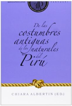 portada De las Costumbres Antiguas de los Naturales del Pirú. (in Spanish)