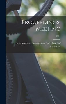 portada Proceedings, Meeting; 1974 (in English)