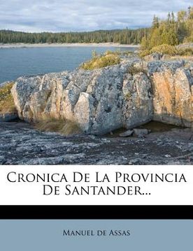 portada cronica de la provincia de santander...