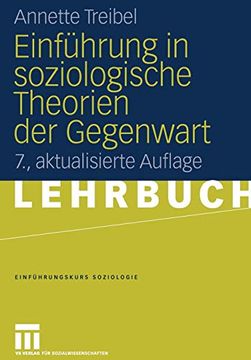 portada Einführung in Soziologische Theorien der Gegenwart (Einführungskurs Soziologie) (German Edition) (en Alemán)