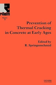 portada prevention of thermal cracking in concrete at early ages (en Inglés)
