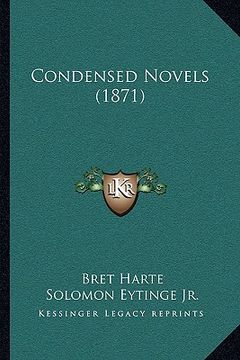 portada condensed novels (1871) (in English)