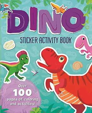 portada Dinosaur Activity Book: Over 100 Pages of Coloring and Activities! (in English)
