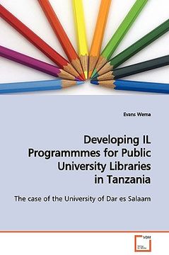 portada developing il programmmes for public university libraries in tanzania (in English)