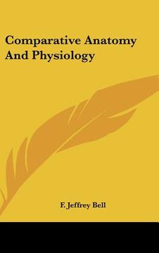 portada comparative anatomy and physiology (en Inglés)