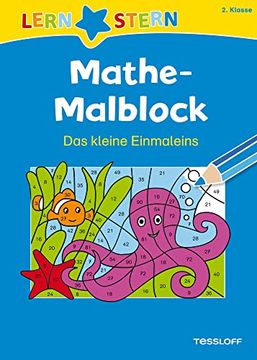 portada Lernstern Mathe-Malblock 2. Klasse. Das Kleine Einmaleins (en Alemán)